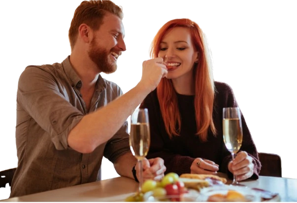 Gelukkig stelletje ontmoet elkaar via TestYourDate
